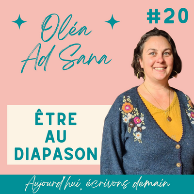 Photo d'Oléa Ad Sana pour le podcast Aujourd'hui, écrivons demain